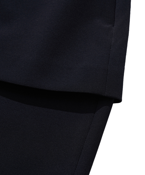 OVERLAPPING PANTS / NAVY