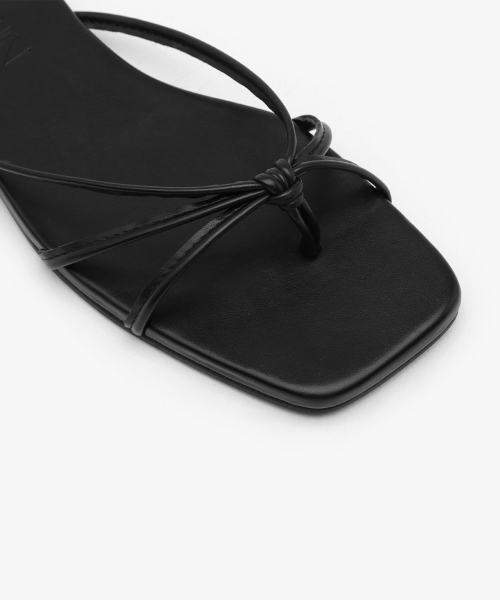 DMarie Square Toe Slippers (1cm)