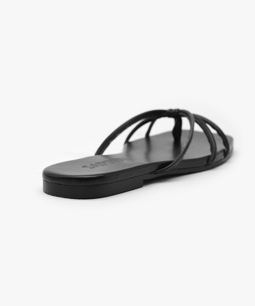 DMarie Square Toe Slippers (1cm)