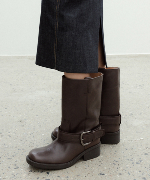 Buckle boots(Vintage mocha)_OK3BX25003BRW