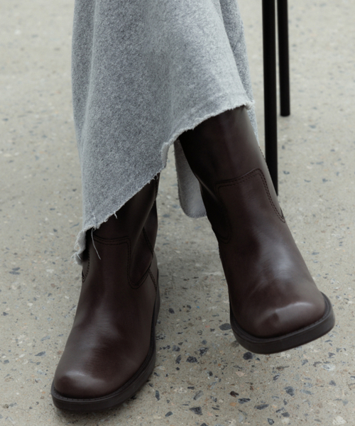Buckle boots(Vintage mocha)_OK3BX25003BRW