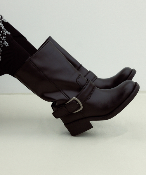 Buckle boots(Deep sleep)_OK3BX25003BLK
