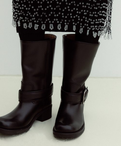 Buckle boots(Deep sleep)_OK3BX25003BLK