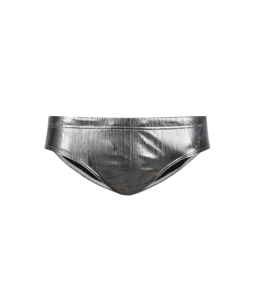 Metallic swim brief - Silver