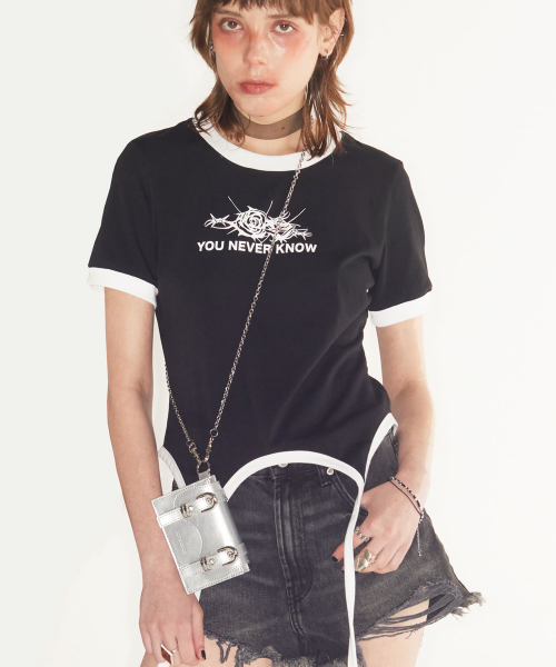 SADDLE BELTED MICRO BAG (SILVER)