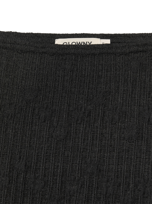 ISLAND SHEER LONG SKIRT (BLACK)