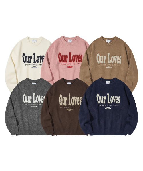 Brushed Love Graphic Pullover Knit