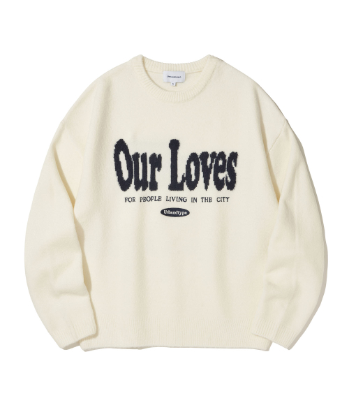 Brushed Love Graphic Pullover Knit