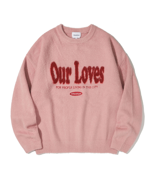 Brushed Love Graphic Pullover Knit