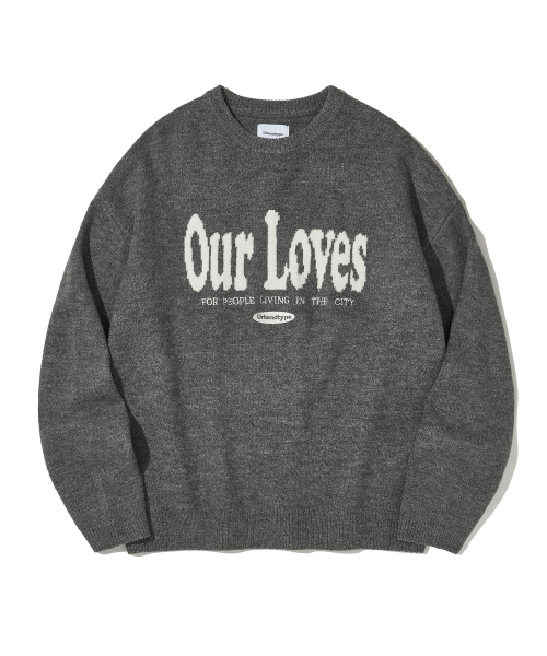 Brushed Love Graphic Pullover Knit