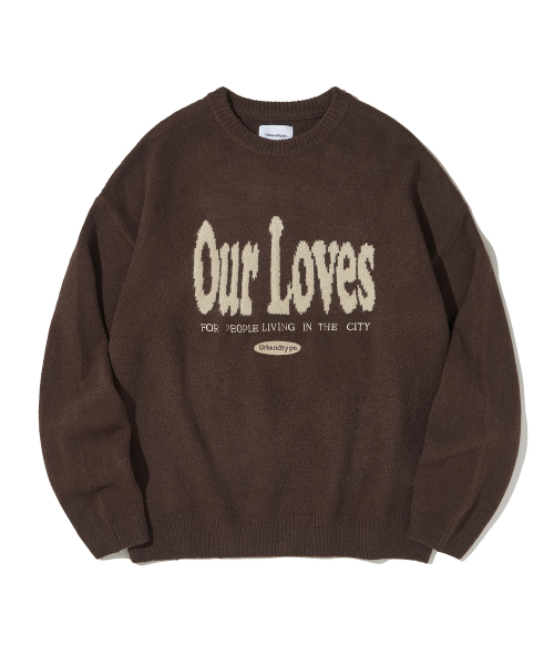 Brushed Love Graphic Pullover Knit