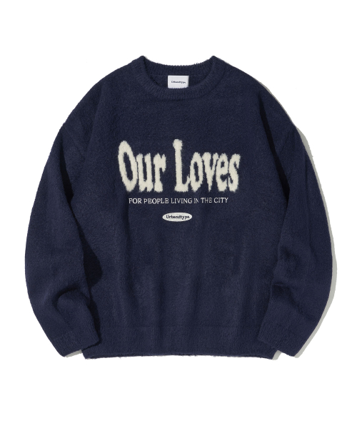 Brushed Love Graphic Pullover Knit
