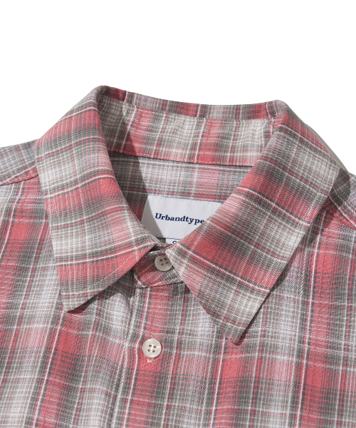 Oversized Check Pocket Shirt