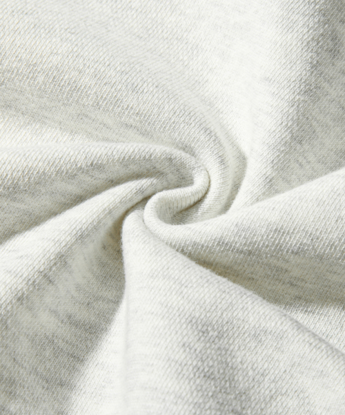 ASI FOUR-SEASON ESSENTIAL SWEAT HOODED ZIP-UP_WHITE MELANGE