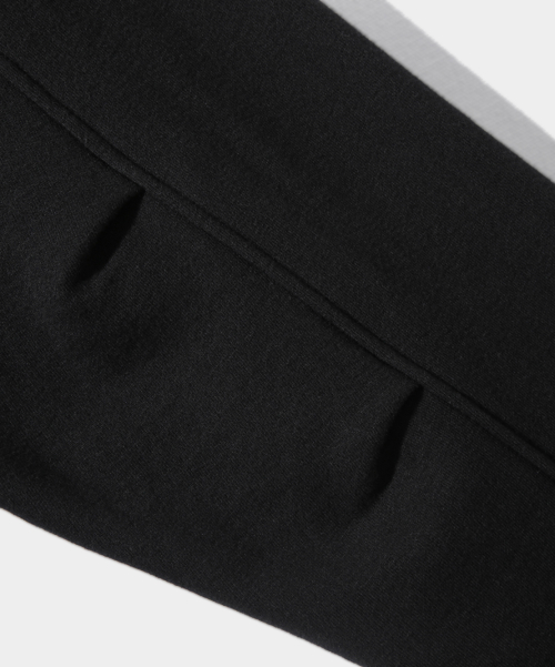 ASI FOUR-SEASON ESSENTIAL SWEAT HOODED ZIP-UP_BLACK