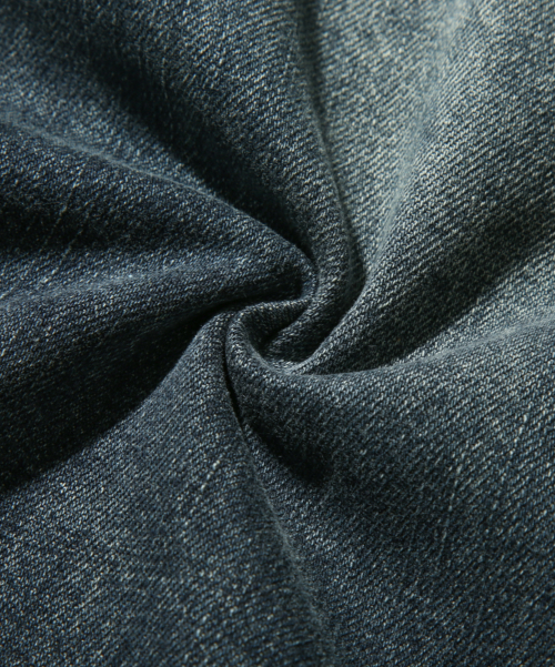 ASI ESSENTIAL BIO WASHING DENIM SHIRT_INDIGO GRAY