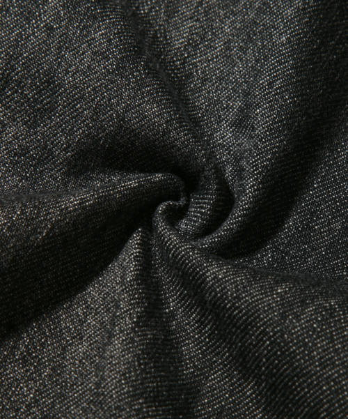 ASI ESSENTIAL BIO WASHING DENIM SHIRT_VINTAGE BLACK