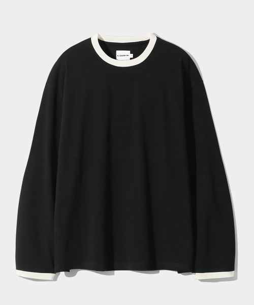 ASI LAYERING SOLID RINGER T-SHIRT_BLACK