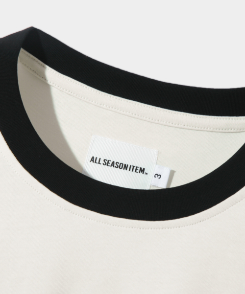 ASI LAYERING SOLID RINGER T-SHIRT_IVORY