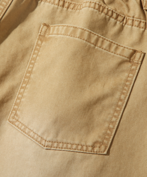 ESSENTIAL FADE WASHING FATIGUE PANTS_BEIGE