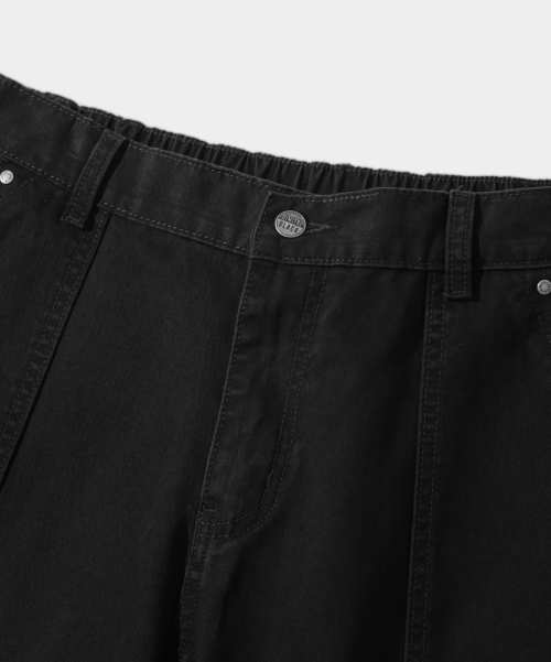 ESSENTIAL FADE WASHING FATIGUE PANTS_BLACK