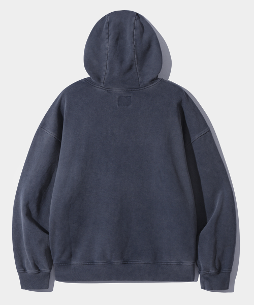 ASI FOUR-SEASON ESSENTIAL SWEAT HOODED T-SHIRT_PIGMENT NAVY