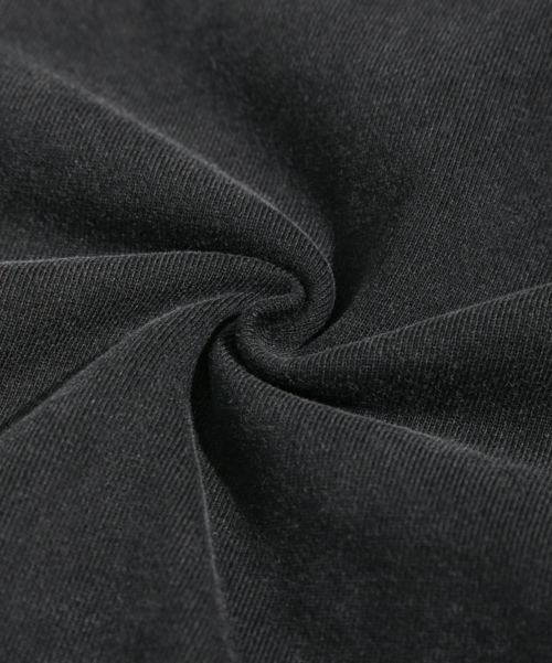 ASI FOUR-SEASON ESSENTIAL SWEAT HOODED T-SHIRT_PIGMENT CHARCOAL