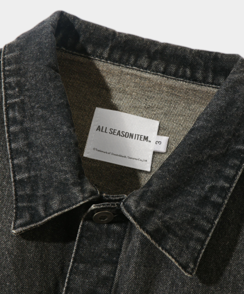 ASI OG ESSENTIAL JACKET_DENIM VINTAGE BLACK