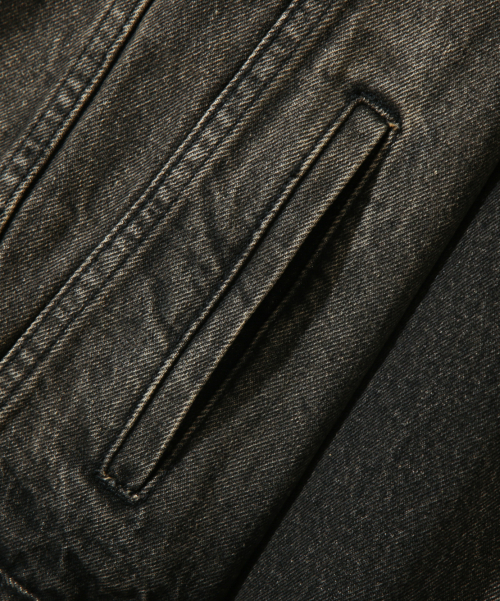 ASI OG ESSENTIAL JACKET_DENIM VINTAGE BLACK