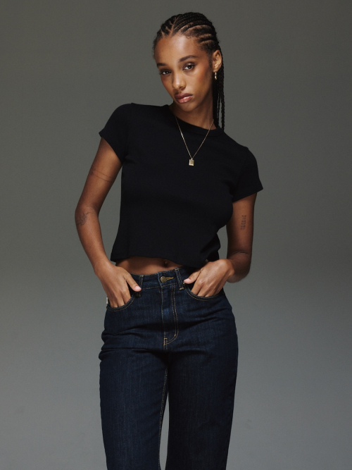 THE EMMA JEANS (DEEP BLUE)
