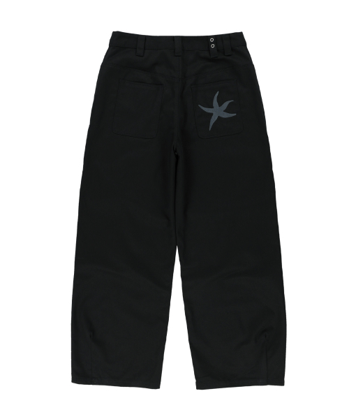 TCM starfish chino pants (black)