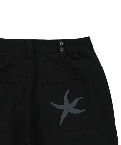 TCM starfish chino pants (black)