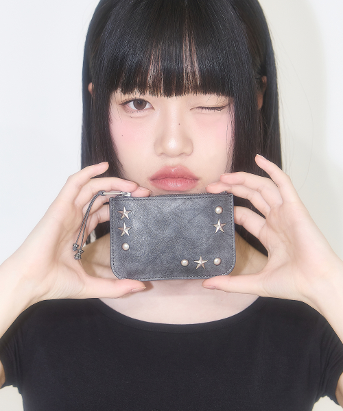 Western Card Wallet Charcoal