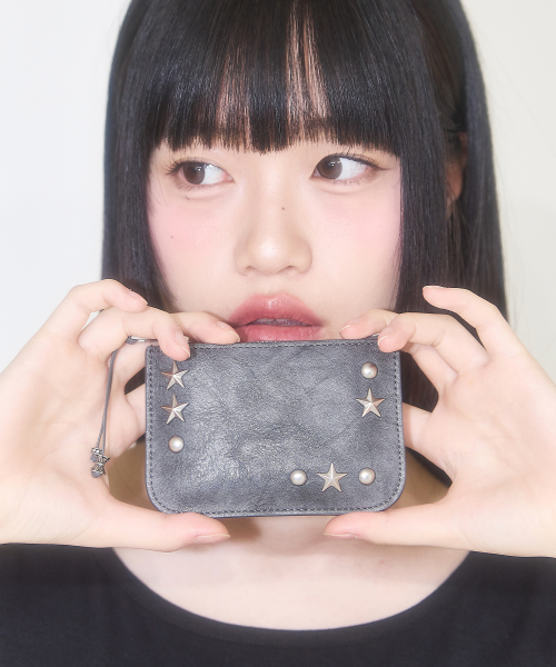 Western Card Wallet Charcoal