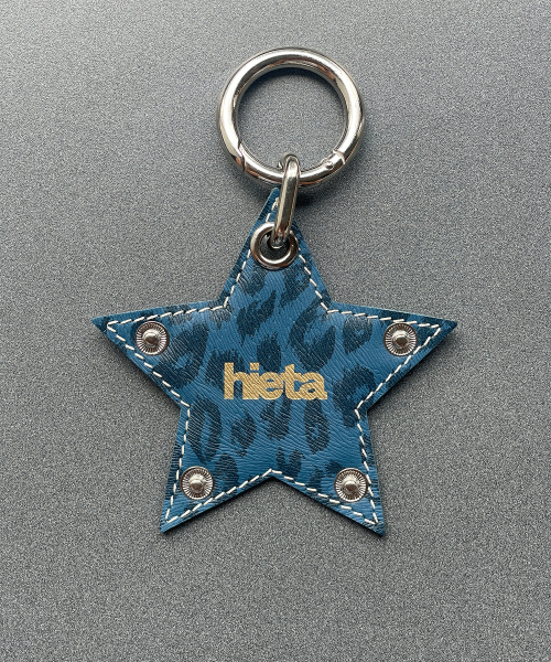 Tanny Keyring / Blue Leopard