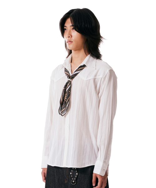 Western Sun Printed Scarf (Brown)