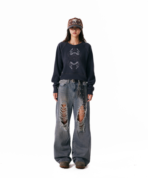 Eagle Printed Knit (Black)