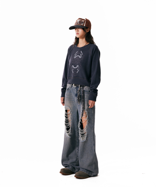 Eagle Printed Knit (Black)
