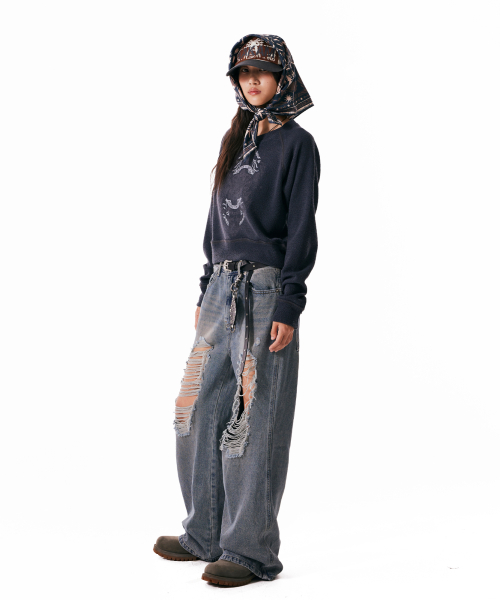 Eagle Printed Knit (Black)