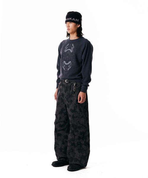 Eagle Printed Knit (Black)