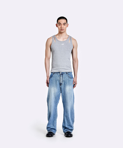 Devils Laugh sleeveless - Grey