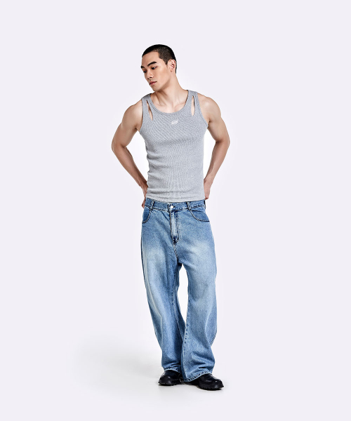 Devils Laugh sleeveless - Grey
