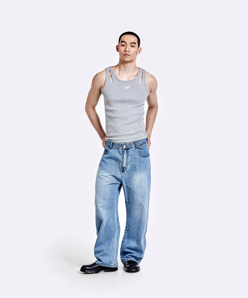 Devils Laugh sleeveless - Grey