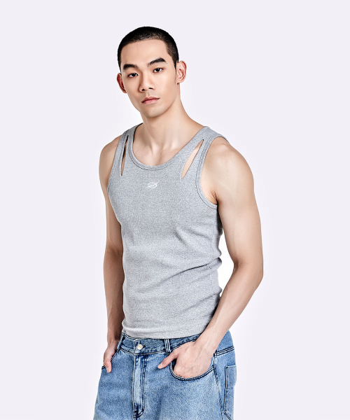 Devils Laugh sleeveless - Grey