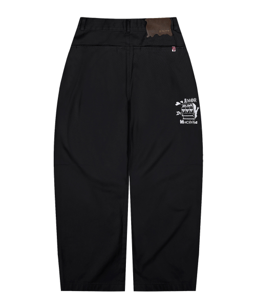 GP084 알리 와이드 워크 팬츠 (BLACK)