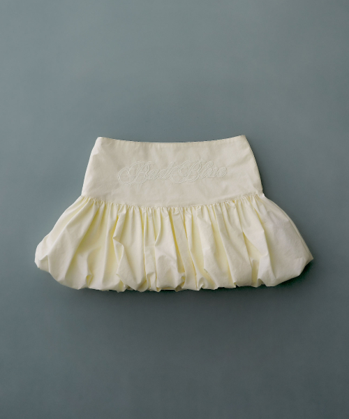 Balloon Mini Skirt Ivory