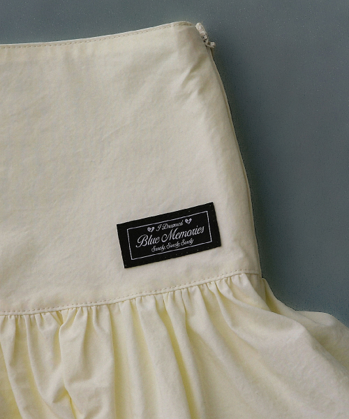 Balloon Mini Skirt Ivory