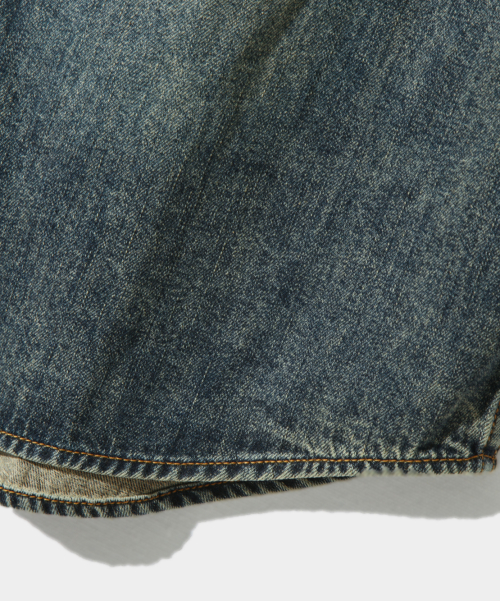 BIO WESTERN DENIM SHIRT_DUST INDIGO