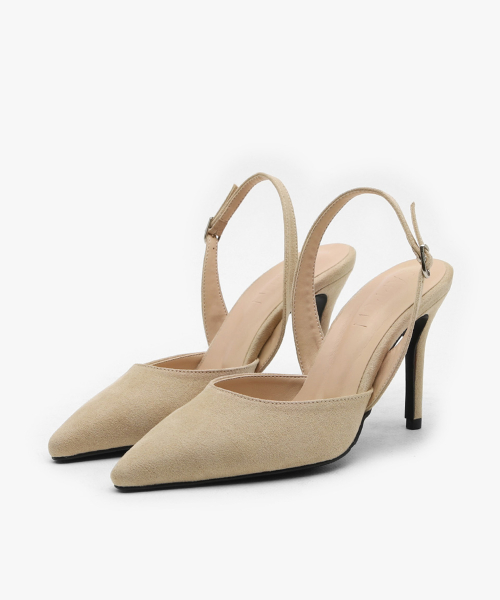 Twilly Suede Slingback Heels (5/7/9cm)