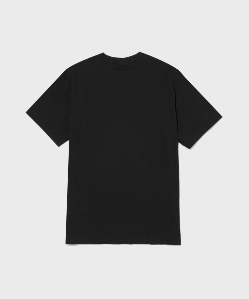 베이직 반팔 티셔츠 2팩 Black/Black